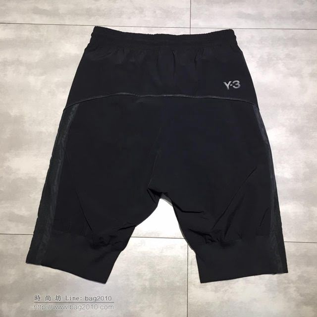Y-3運動短褲 19春夏最新薄款 Y-3黑色男士休閒短褲  tzy1856